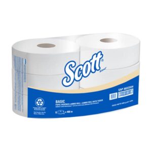 Jumbo Roll Scott Basic HS / 6 Rollos x 400 Mts
