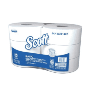 Jumbo Roll Scott Hoja Simple / Pack 6 Rollos x 500 Mts
