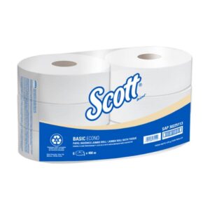 Jumbo Roll Scott Basic Econo HS / 6 Rollos x 400 Mts