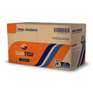 Jumbo Roll Sani Tisu Basic Hoja Doble / 6 Rollos x 250 Mts